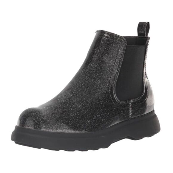 Dolce Vita Boots Size 5 Girls Chelsea Glitter Pull On‎ Black Booties NEW - Picture 1 of 9